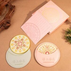 NWB Traditional Art Mirror Tassels And Case Set Random Designs